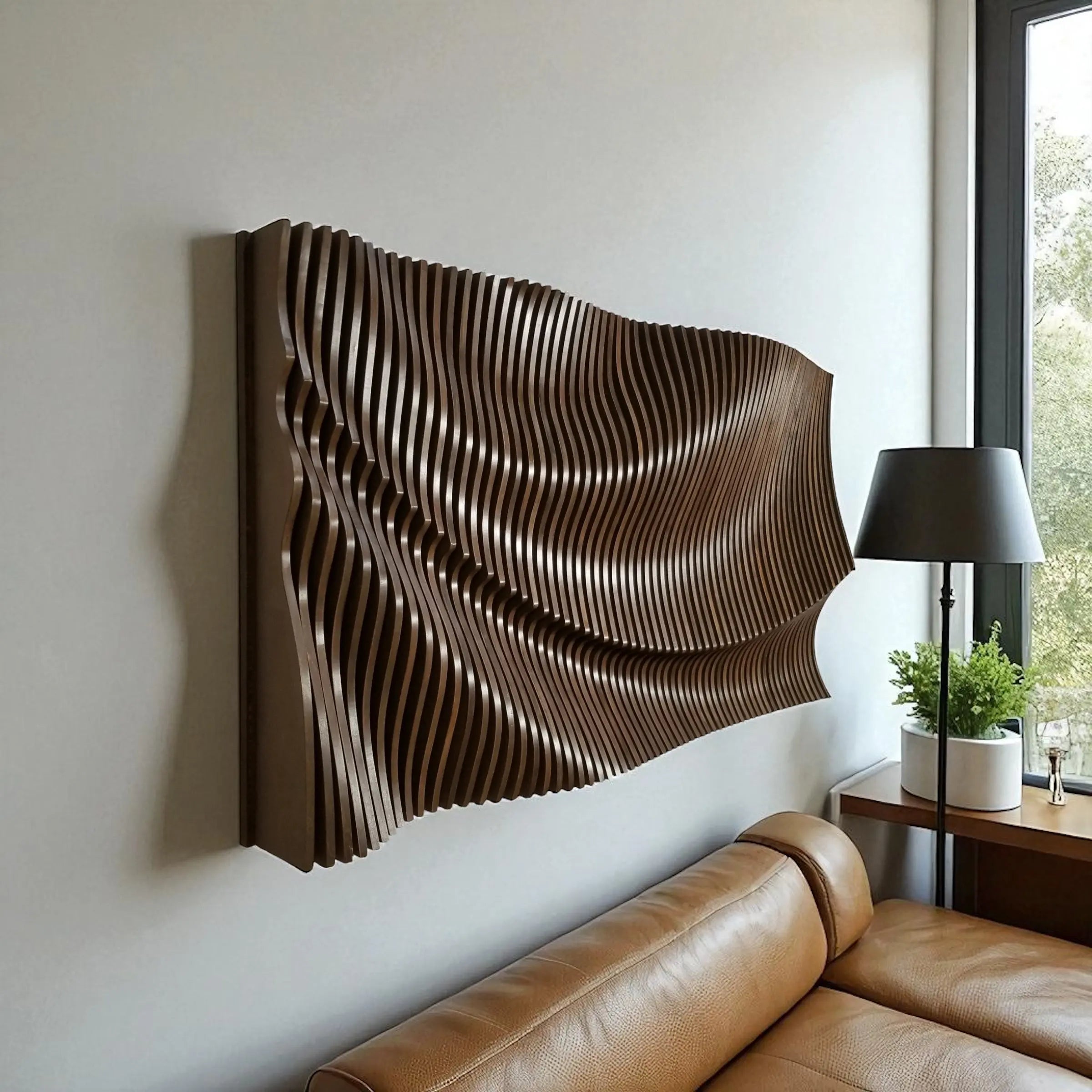 Dark Brown Glossy MDF